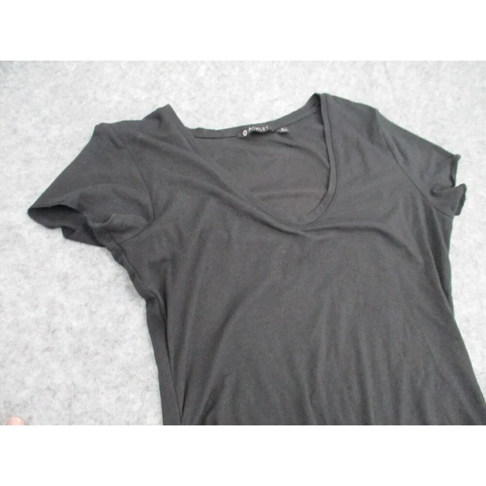 Athleta Womens Dress Small Faux Wrap Nectar Short V Neck Stretchy Ladies Knit